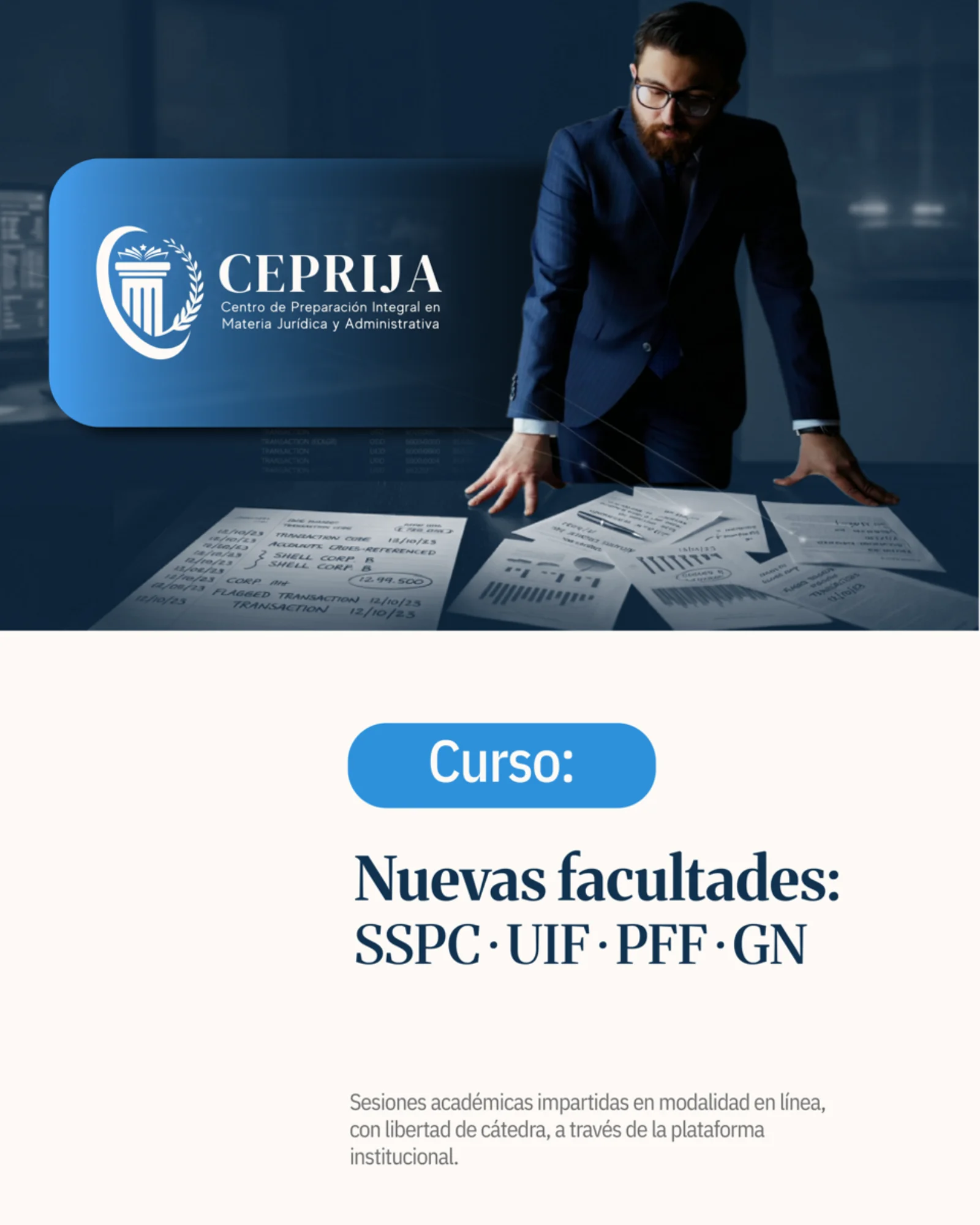 Curso: Nuevas Facultades — SSPC · UIF · PFF · GN - imagen 1