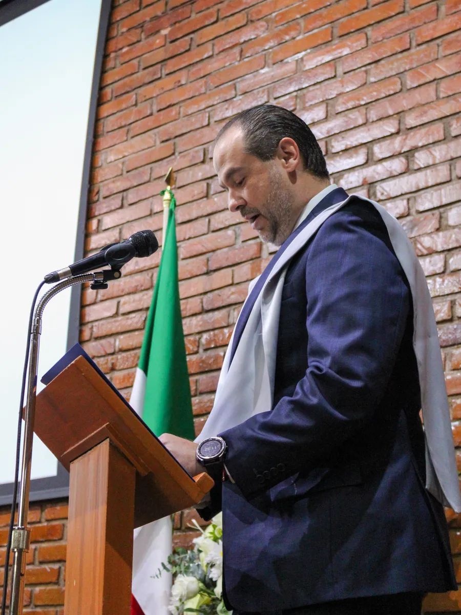 Asistentes a la ceremonia de toma de protesta