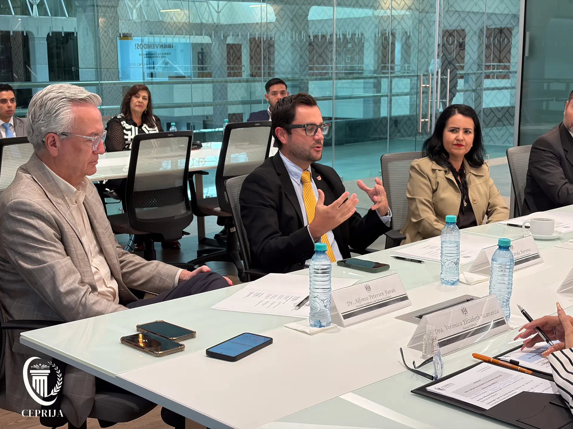 Dr. Alfonso Petersen Farah durante el encuentro CEPRIJA-UAG